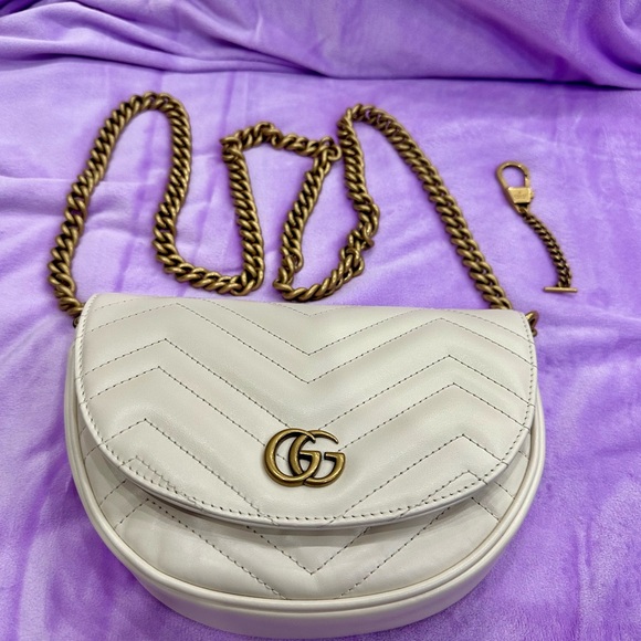 Gucci White Quilted Women's Bag - Picture 5 of 6